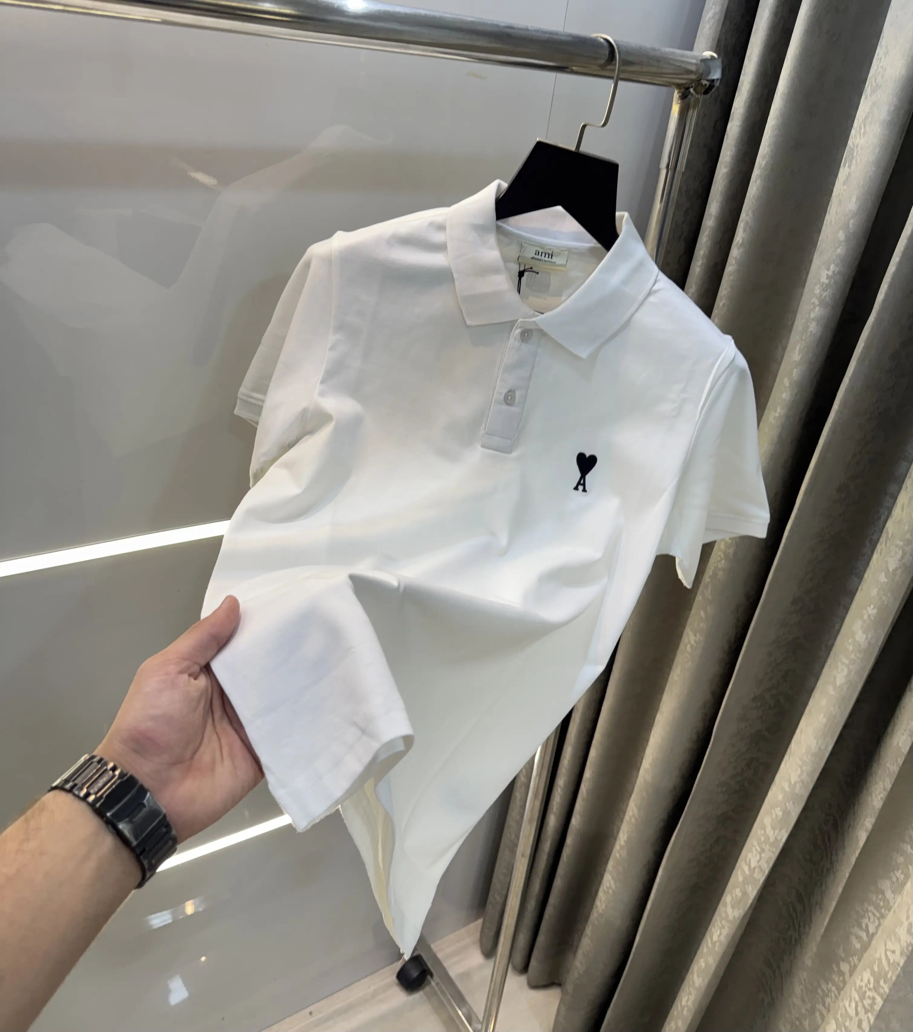 Ami paris Logo Work Premium Imported T-Shirt