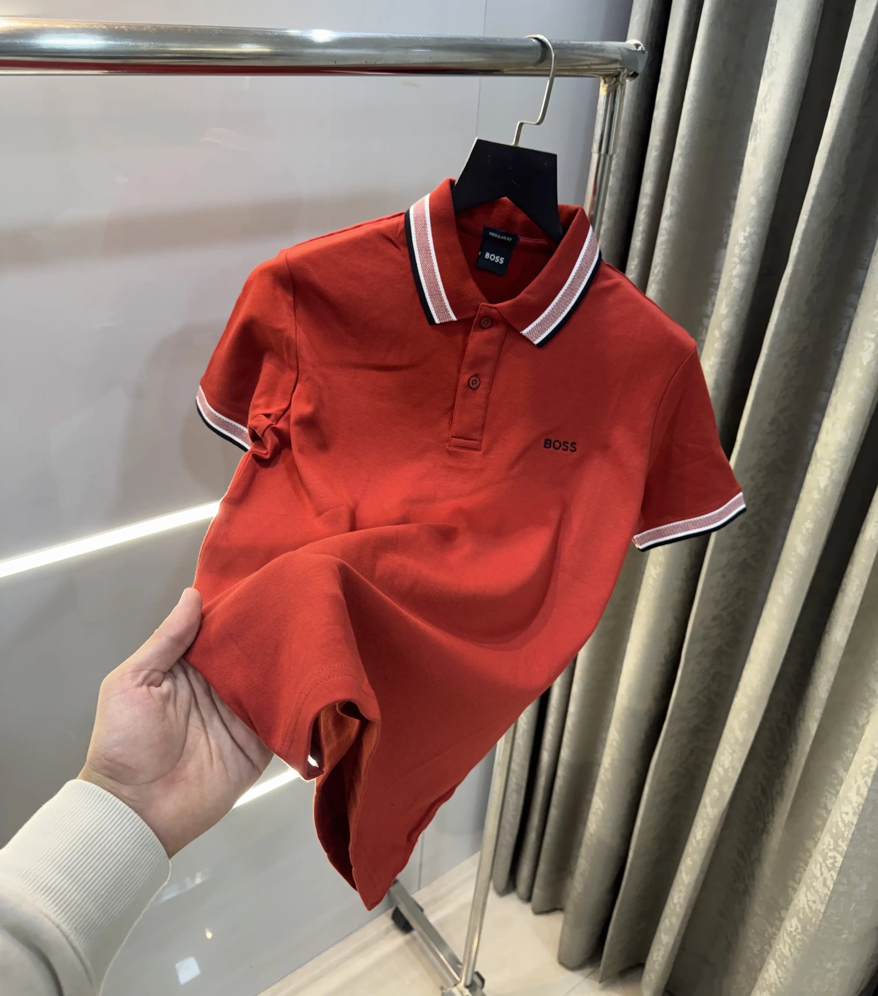 Hugo Boss Rust Premium Polo T-Shirt