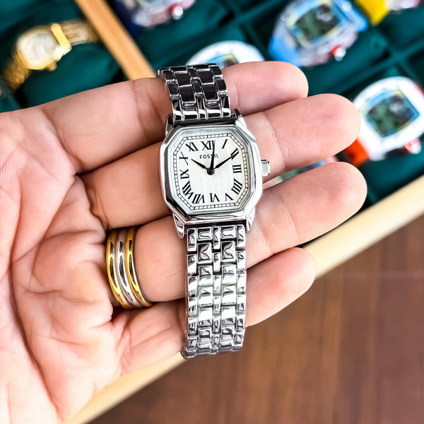 FOSSIL_LADIES_SILVER_WHITE
