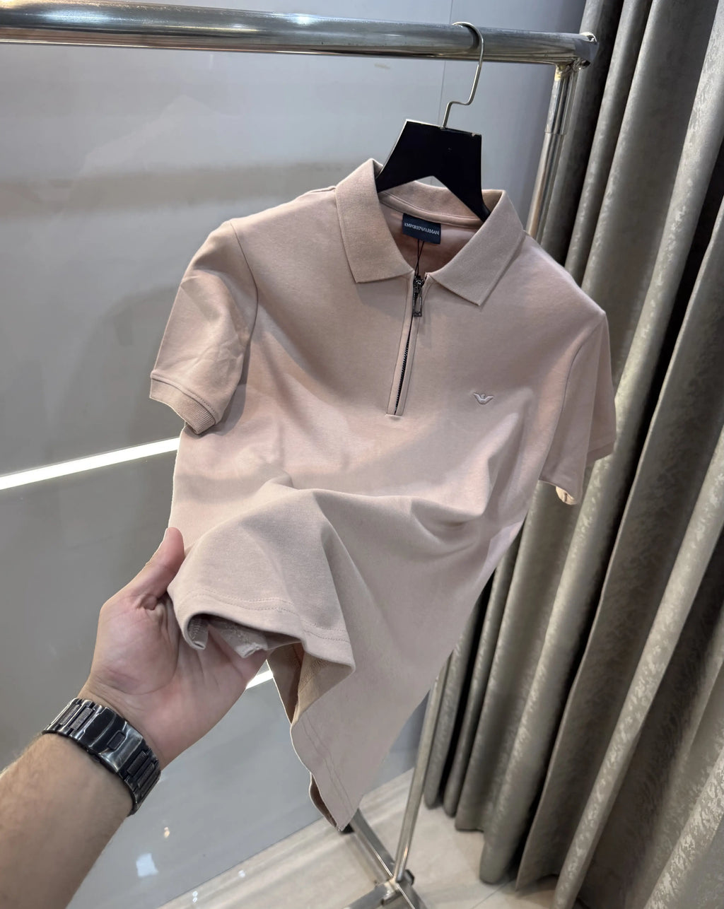 Emporio Arman i Beige Premium Polo T-Shirt