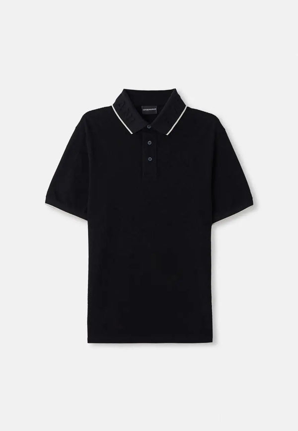 Emporio Arman i Black Premium Polo T-Shirt