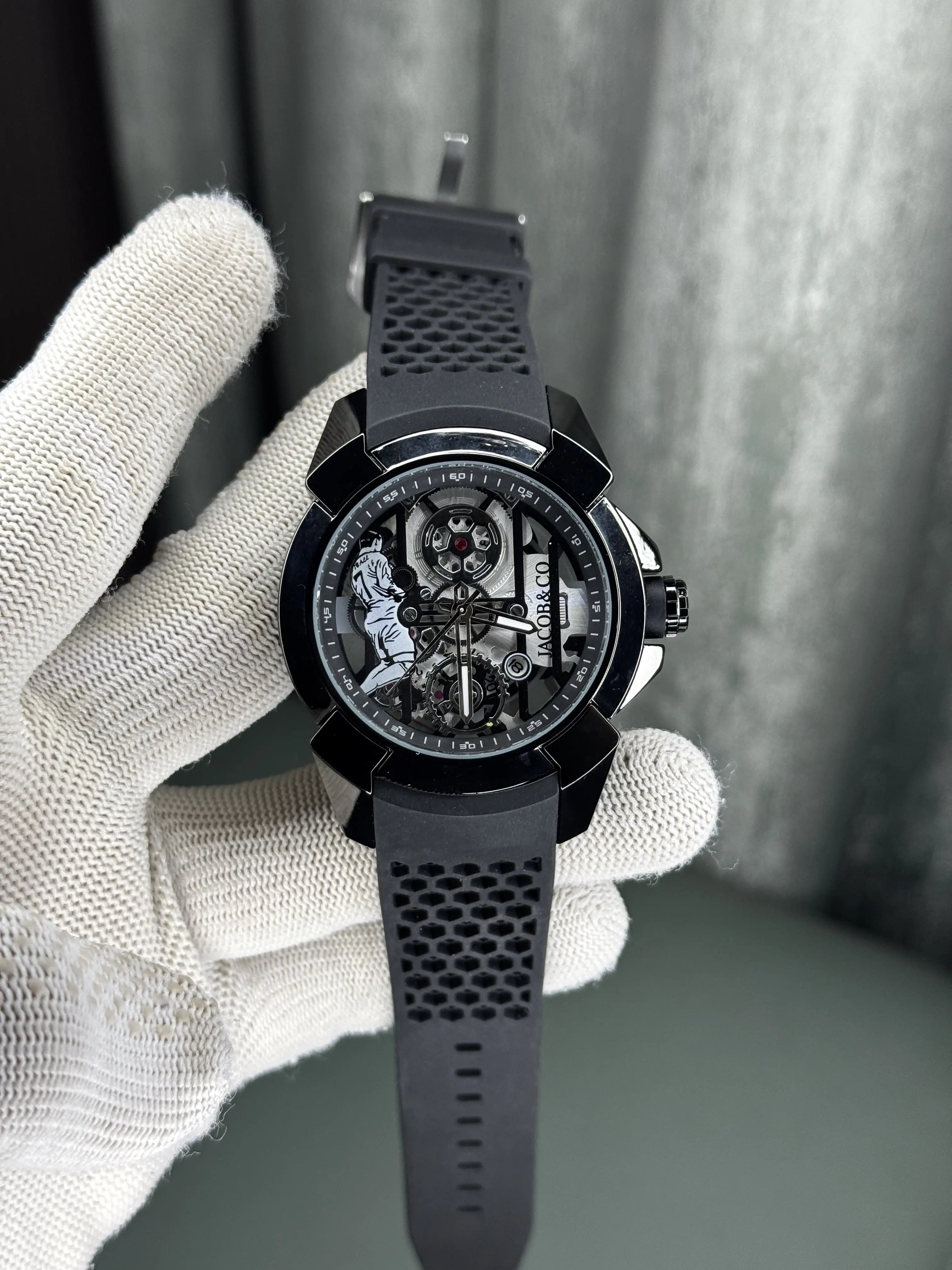 Jacob&Co. CR7 All Black Premium Quartz Watch