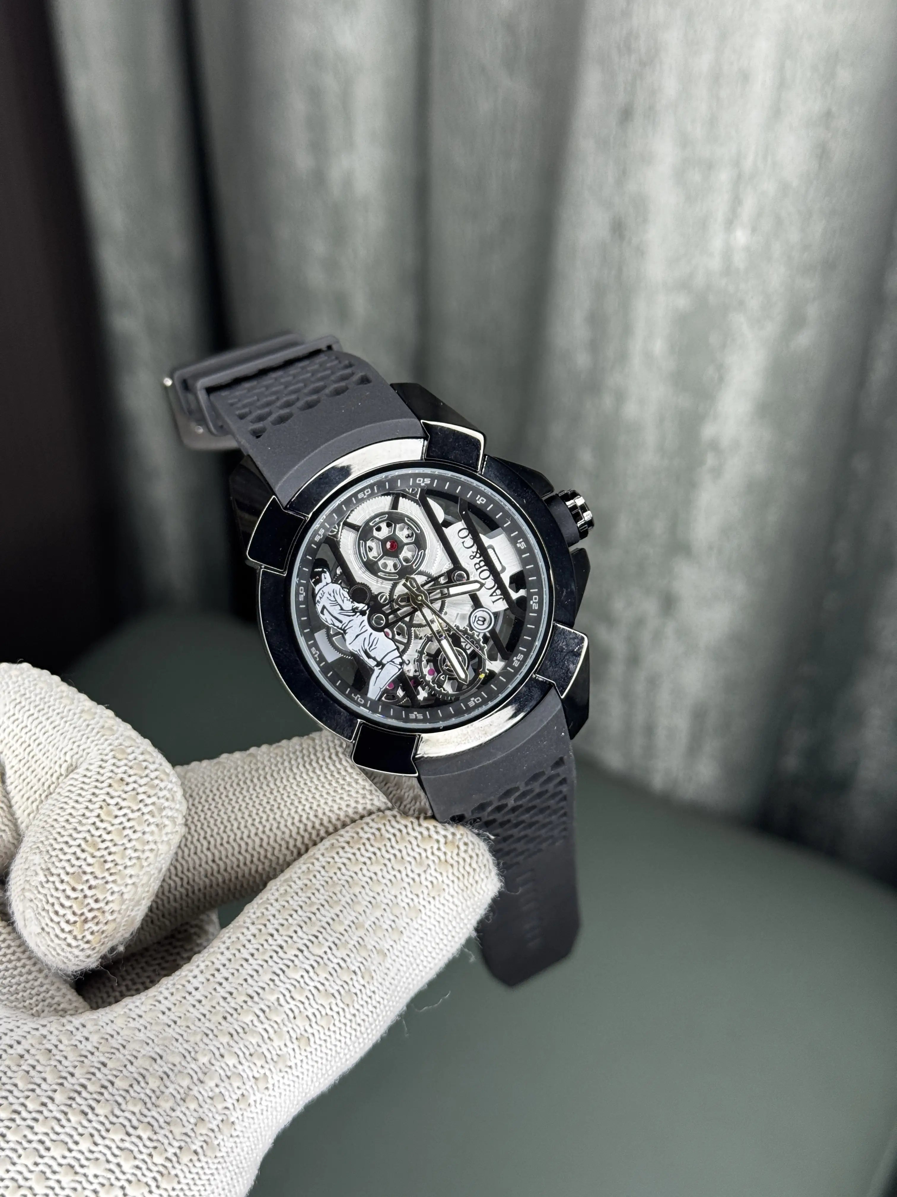 Jacob&Co. CR7 All Black Premium Quartz Watch