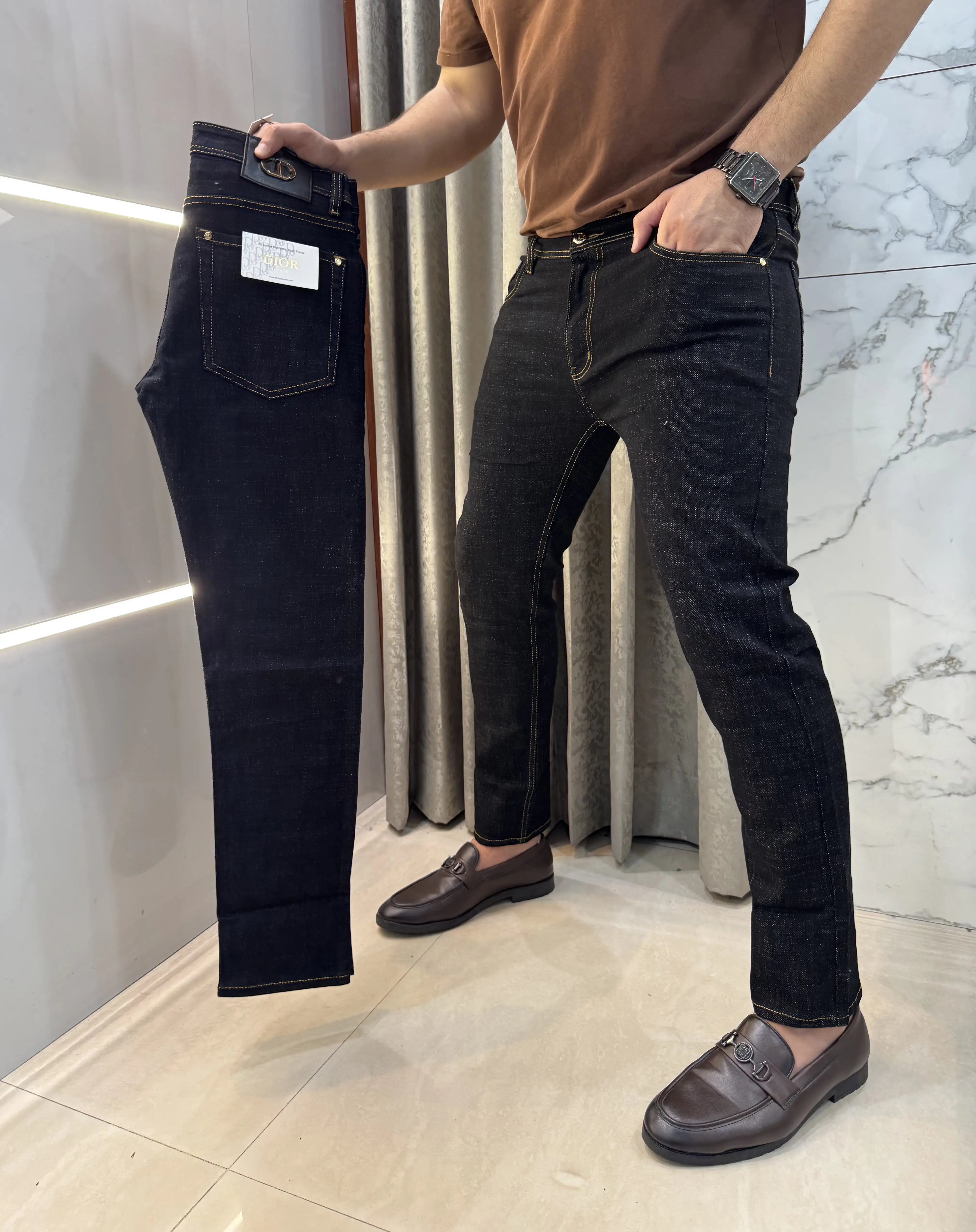 Christian Dior Raw Wash Imported Hyperflex Denim Secondary image