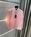 Ralph  Lauren Pink Embroidery Logo Classic Shirt
