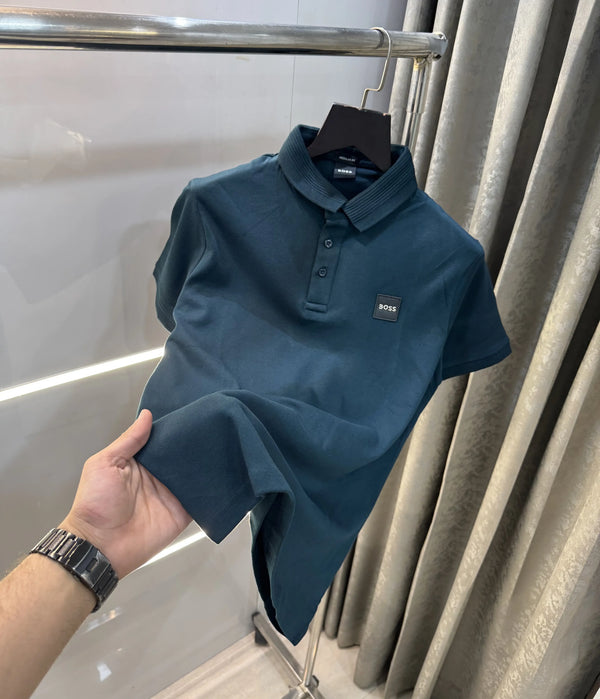 Hugo Boss Bottle Green Premium Polo T-Shirt