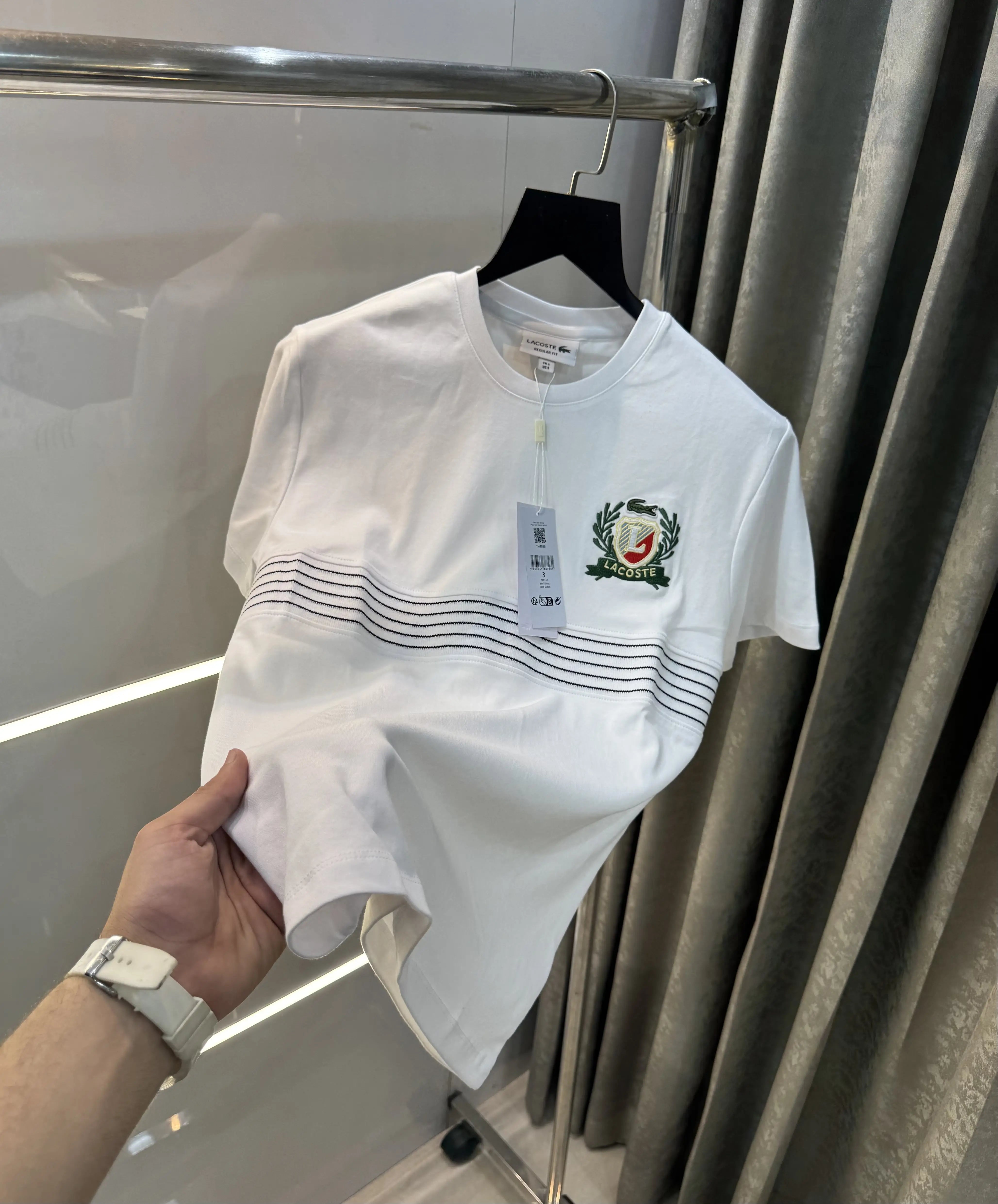 Lacost e White Logo Work Premium T-Shirt Secondary image
