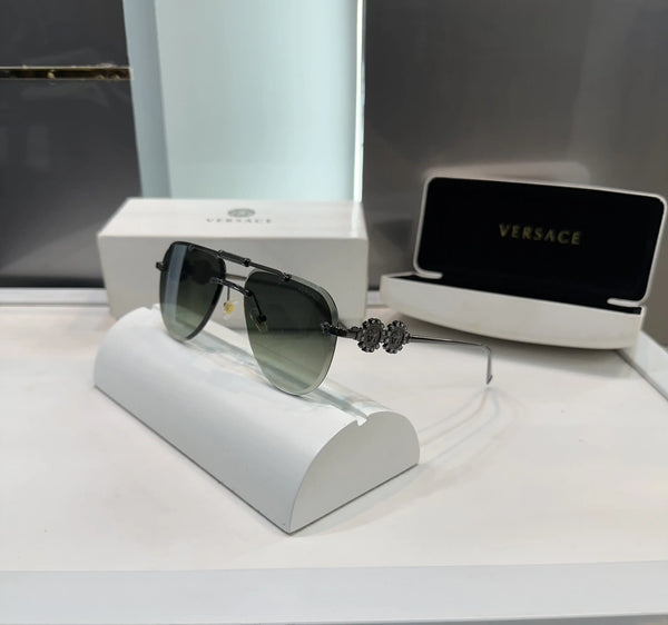 Versac e Gunmetal Green Premium Shades 3096