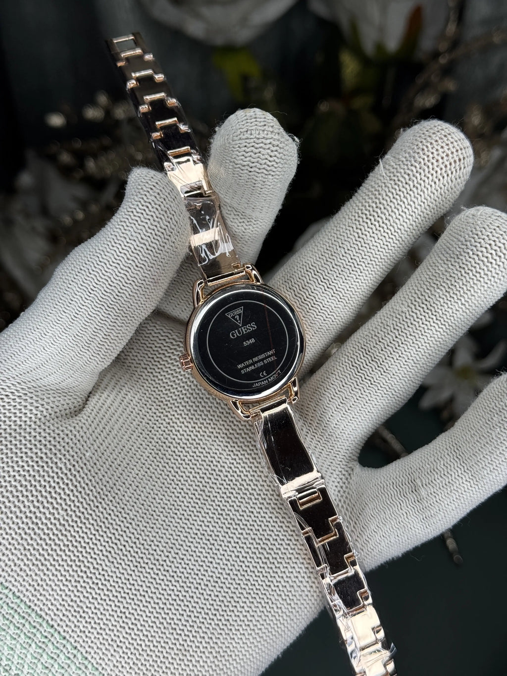 Gues s Tri Bellini Copper White Premium Quartz Watch