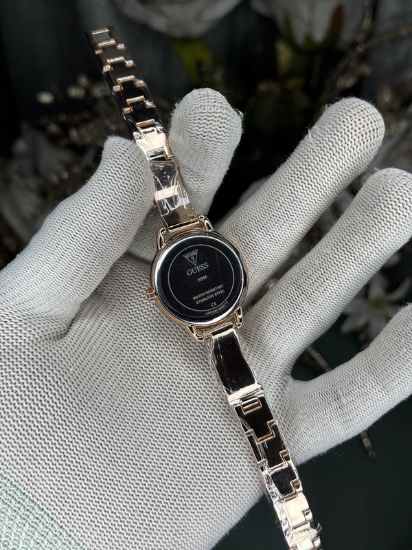 Gues s Tri Bellini Copper White Premium Quartz Watch