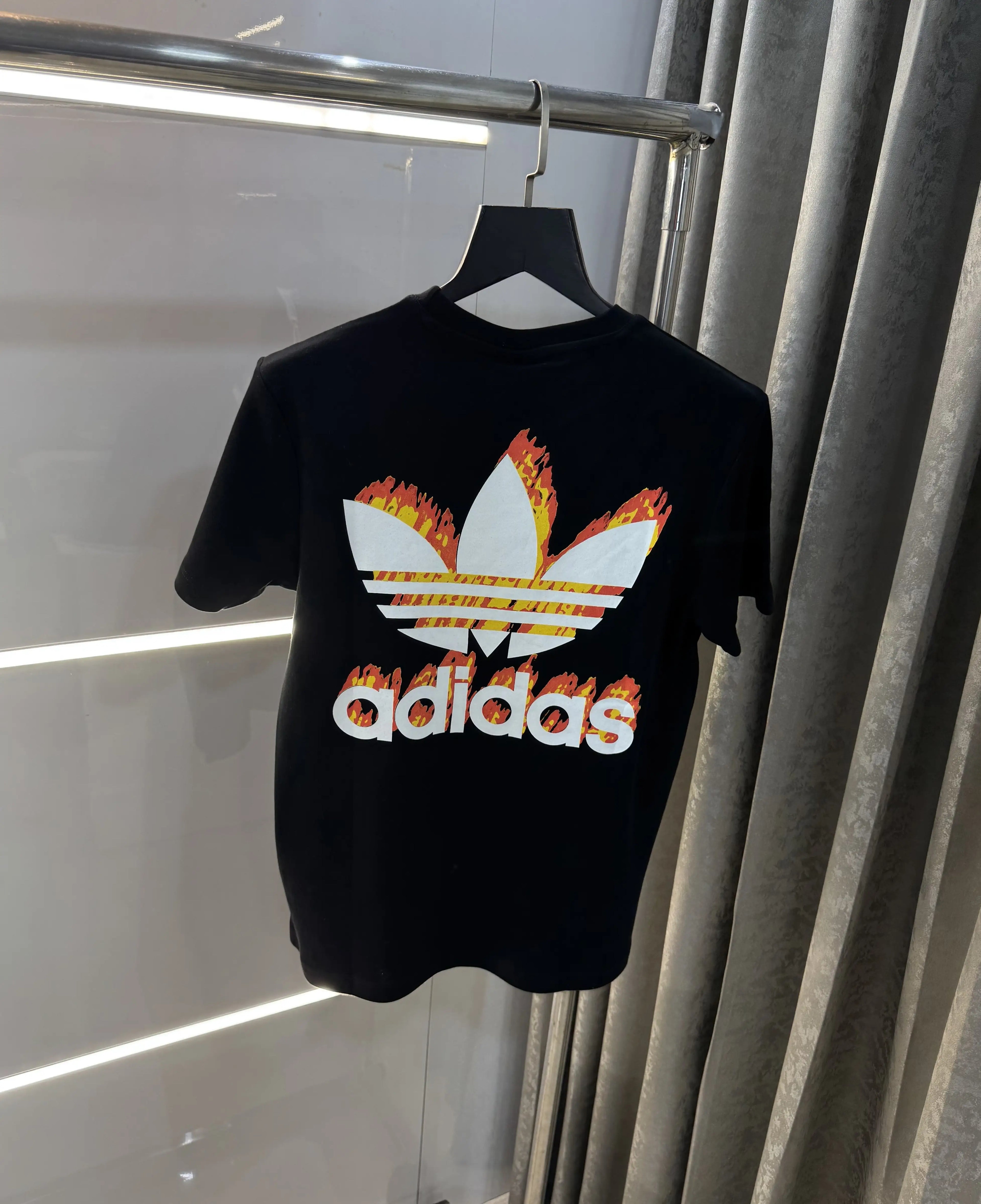 Adida s Black Back Logo Work Premium T-Shirt
