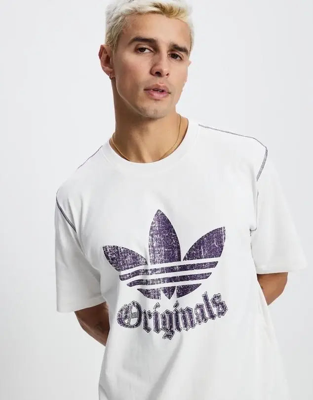 Adida s White Logo Work Premium T-Shirt Main image