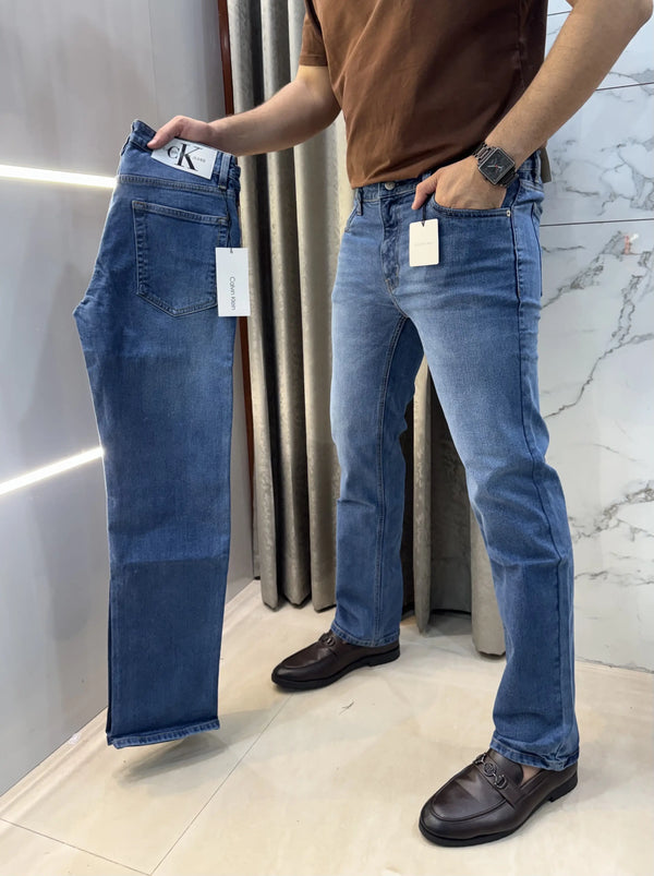 Calvi n Klein Mid Blue Imported Hyperflex Denim