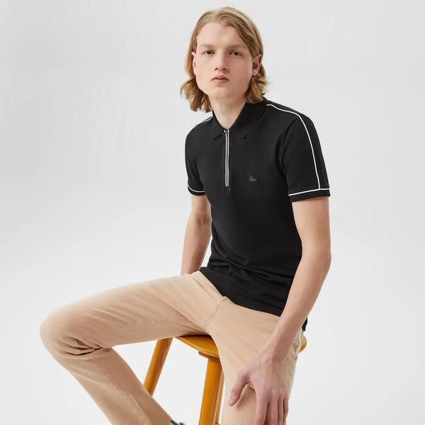 Lacost e Black Logo Work Premium Polo T-Shirt