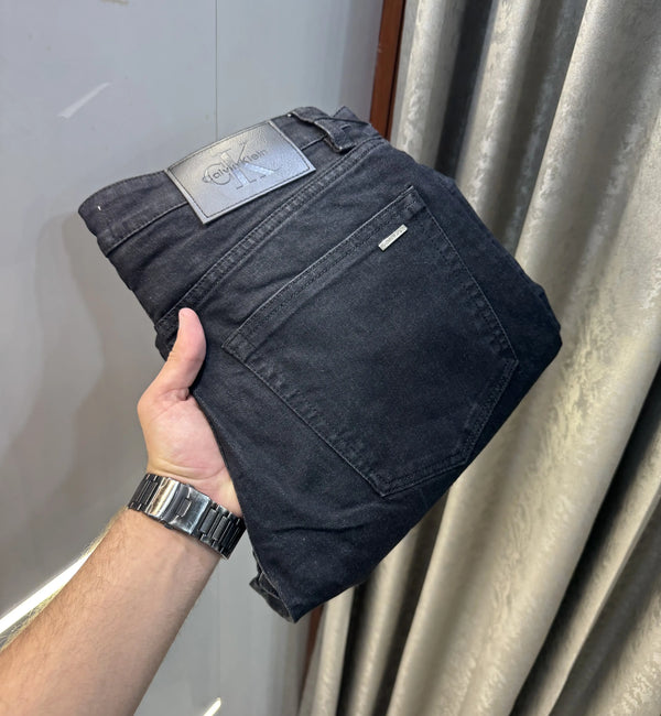 Calvi n Klein Black Imported Hyperflex Denim