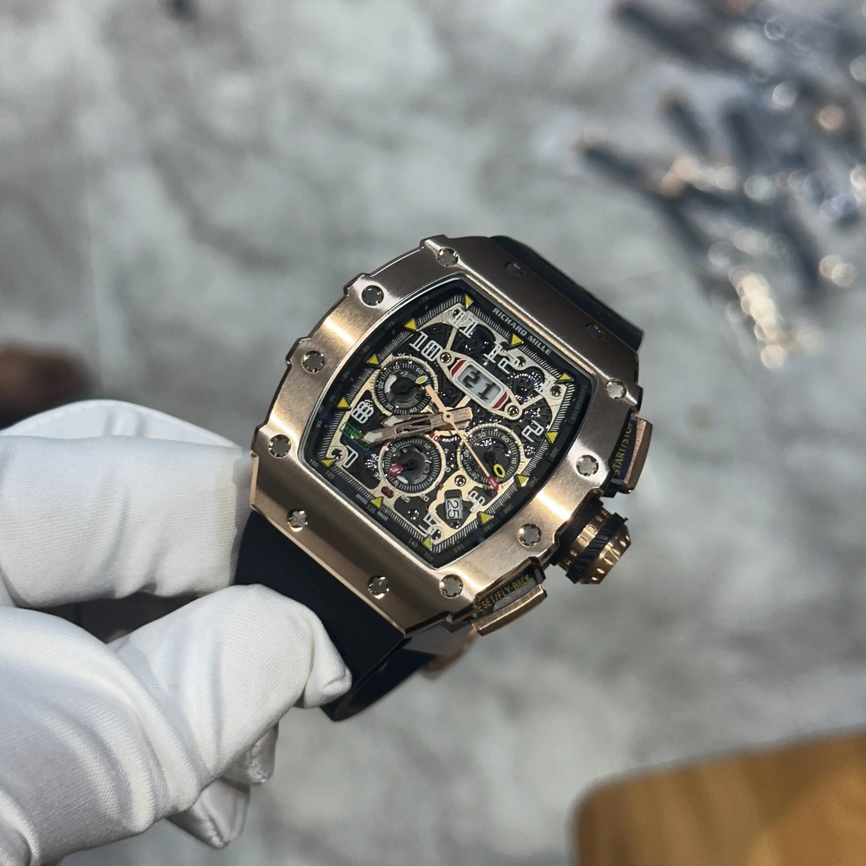*Richard Mille RM11-03 Flyback Premium Japan Quartz Movement* ✔️🔥