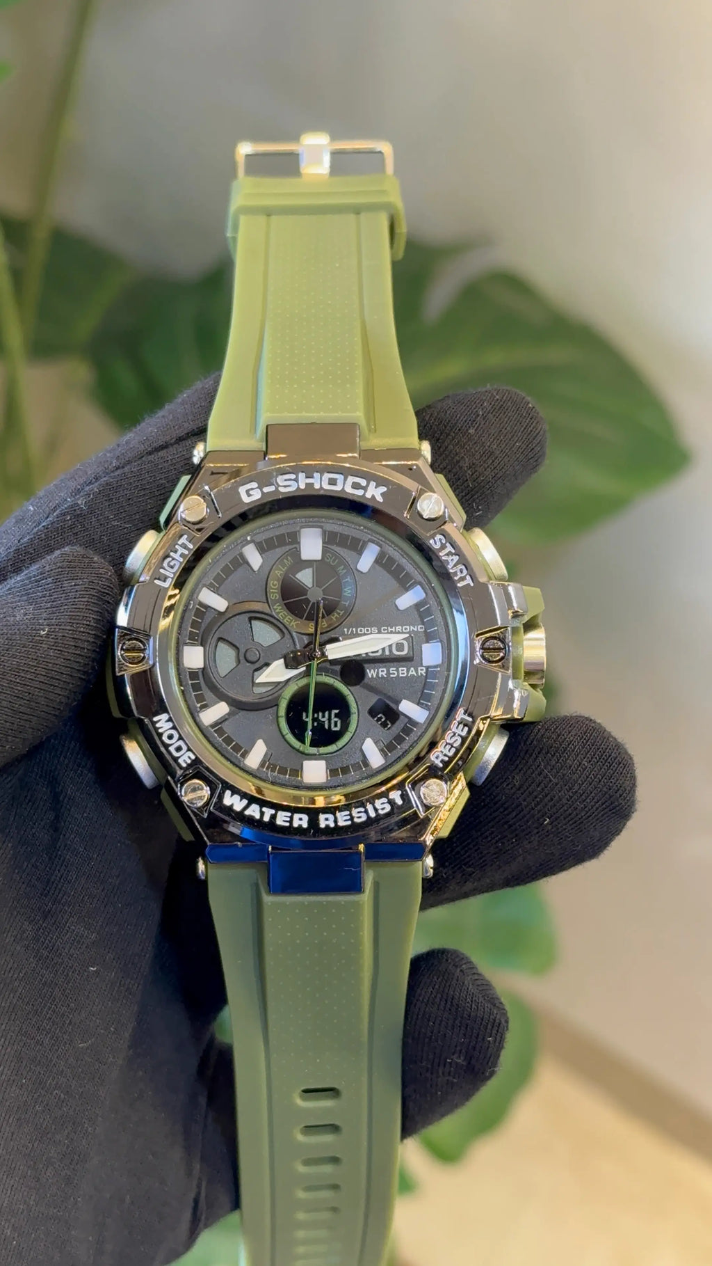 G shock B100 green/black
