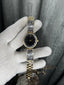 Swarovski Sparkle Gold Blue Premium Ladies Watch
