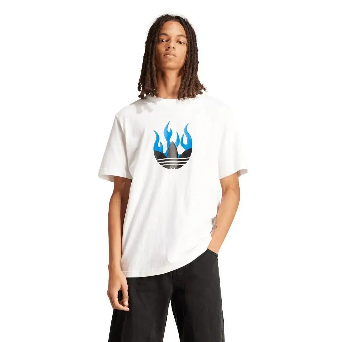 Adida s White Logo Work Premium T-Shirt Secondary image