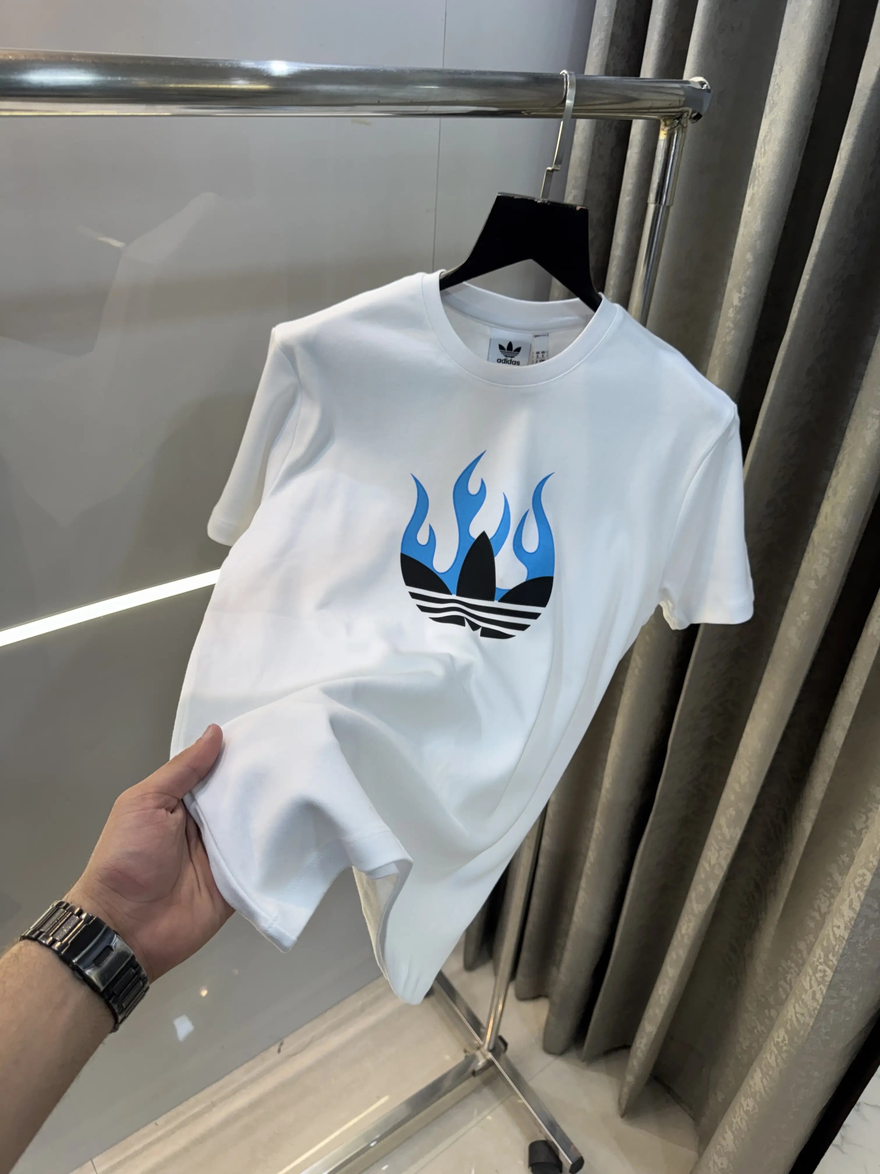 Adida s White Logo Work Premium T-Shirt
