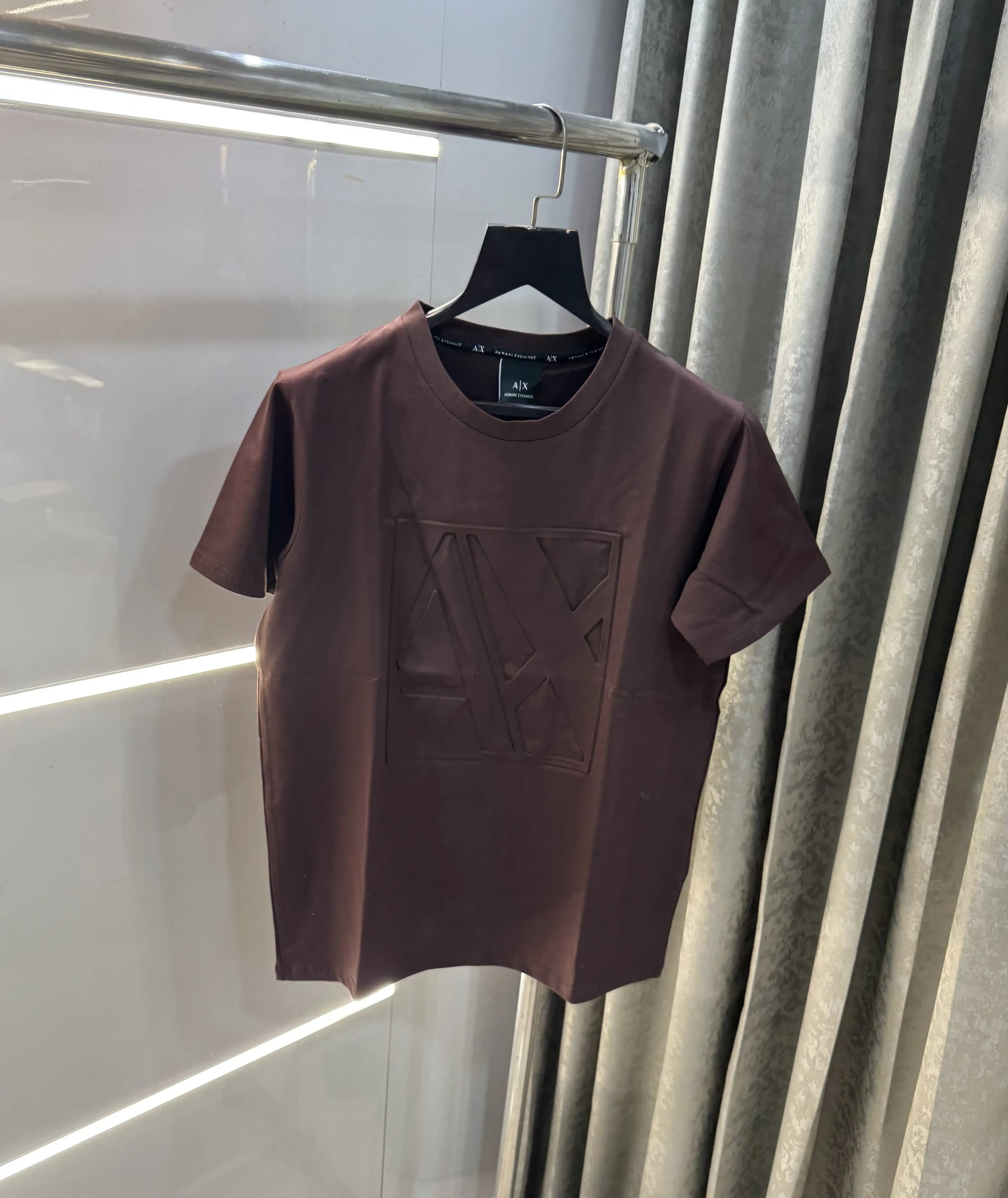 Arman i Exchange Brown Embossed Work Premium T-Shirt