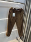 Loewe Dark Brown Premium Imported Belt Strech Trouser