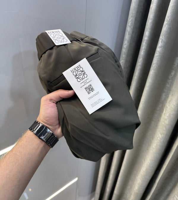 Loewe Olive Premium Imported Belt Strech Trouser