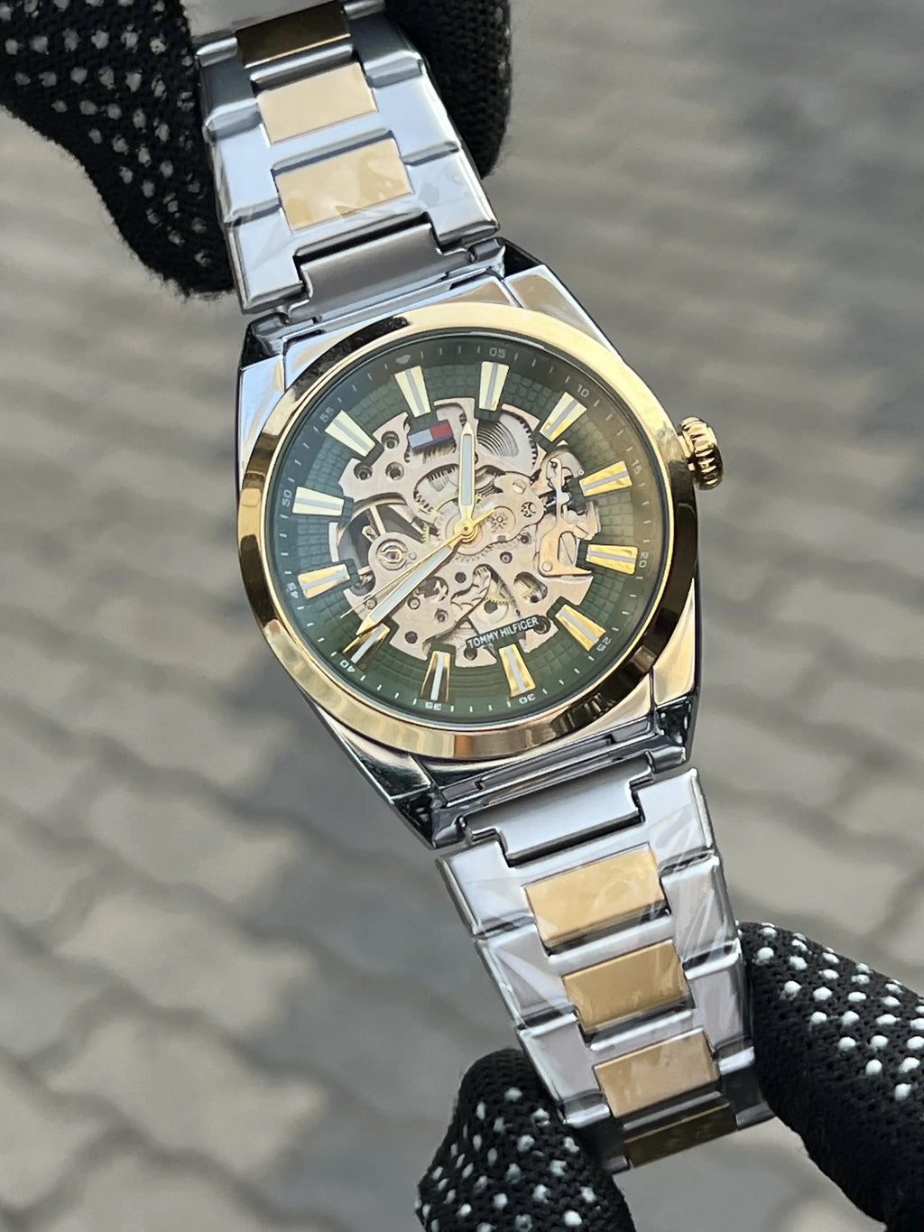 Tomm_y Hilfiger Two Tone Green