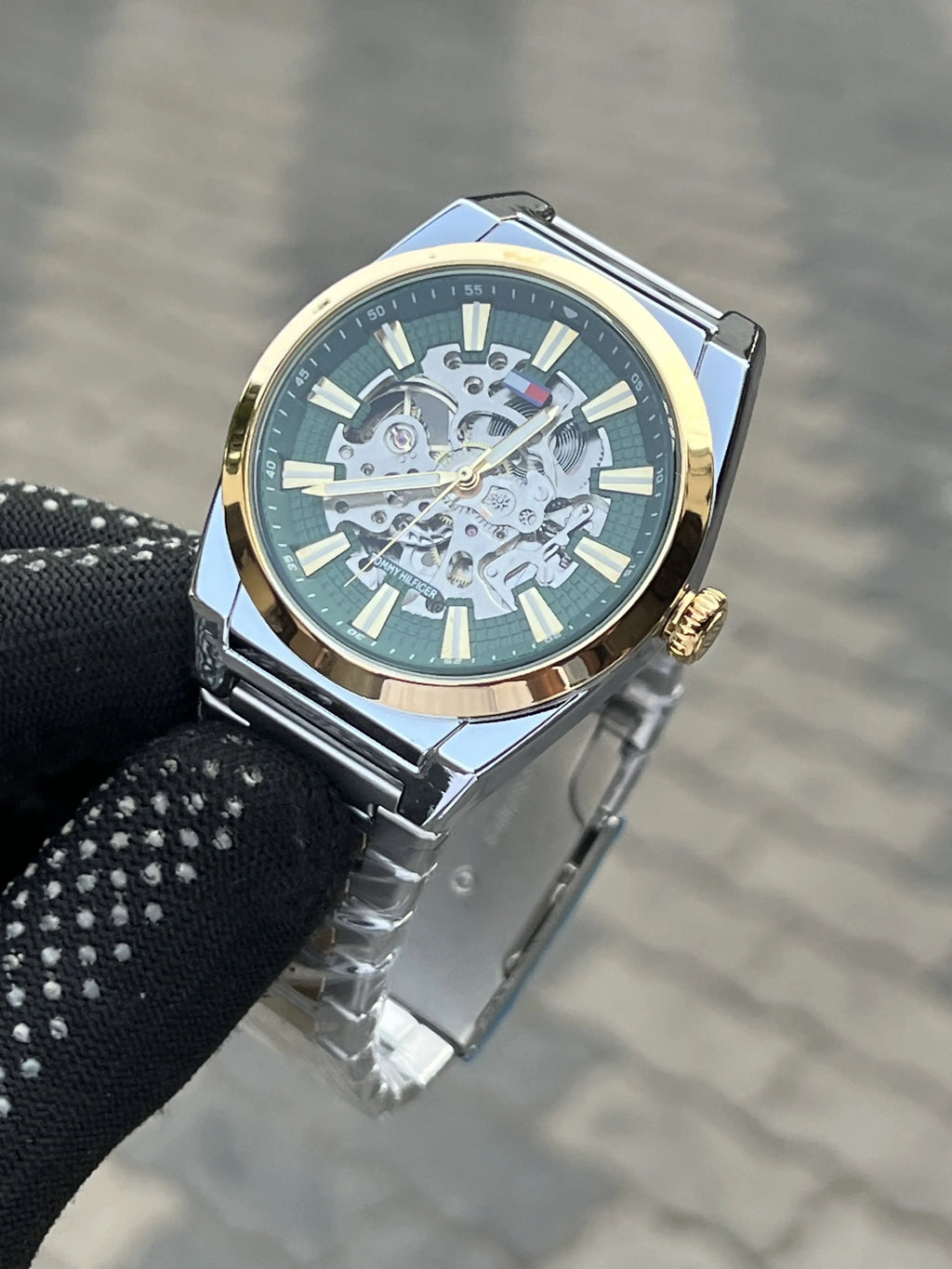 Tomm_y Hilfiger Two Tone Green