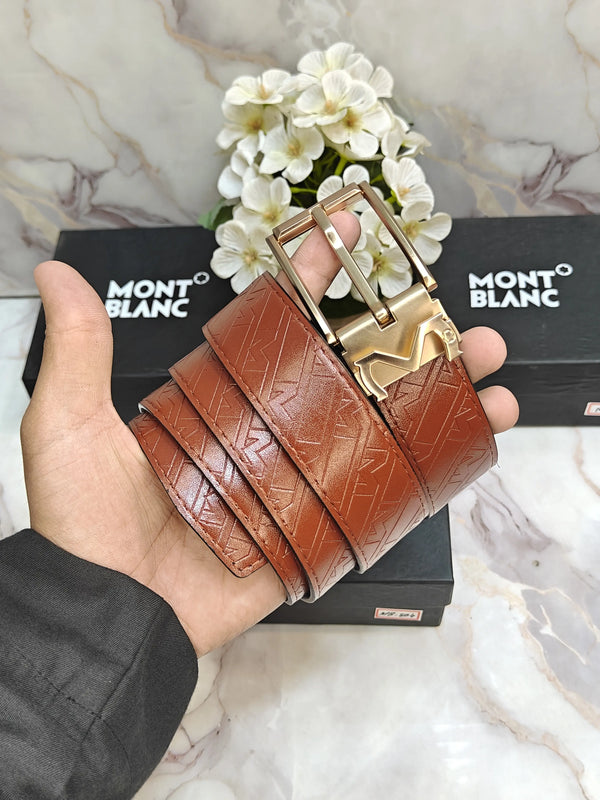 MONT BLANC PREMIUM QUALITY REVERSEABLE BELT WITH OG BOX MB-705