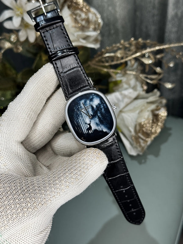 Patek Golden Ellipse Forest In the Mist Premium Quartz Watch