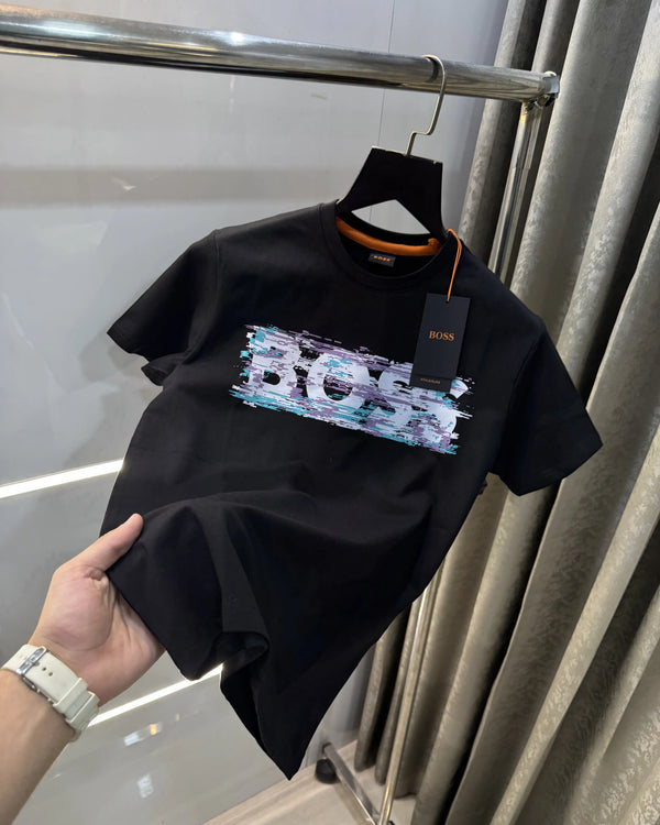 Hugo Boss Black Logo Print Premium T-Shirt