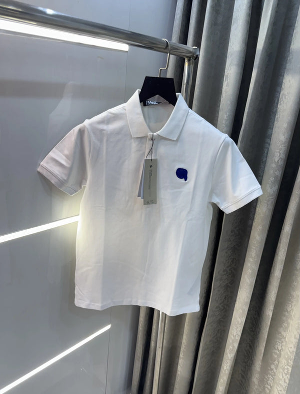 Karl Lagerfled White Imported Polo T-Shirt