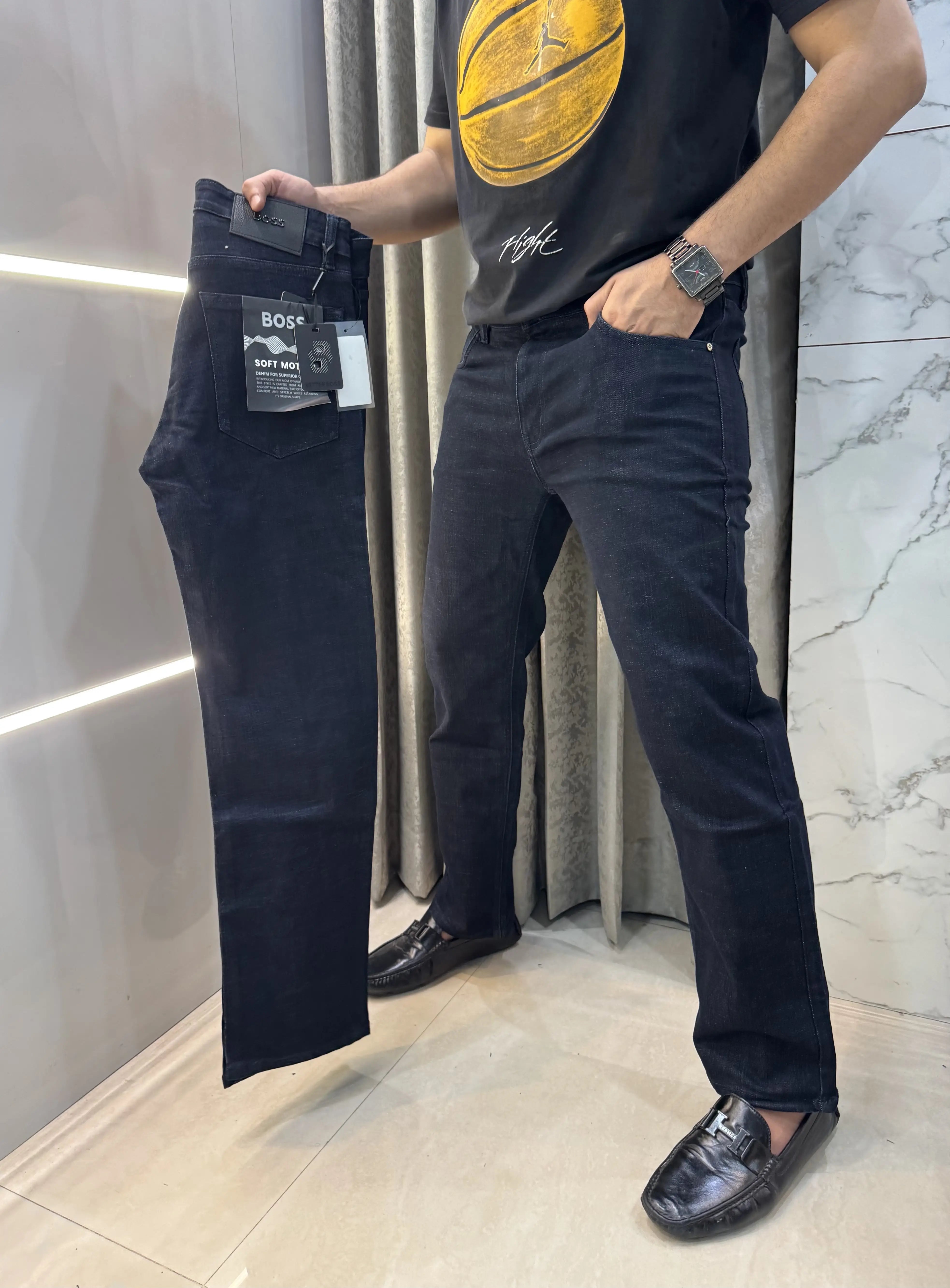 Hugo Boss dark  Blue Imported Classic Denim Secondary image