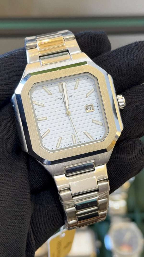 Patek Phillip Cubitus Chain Silver/