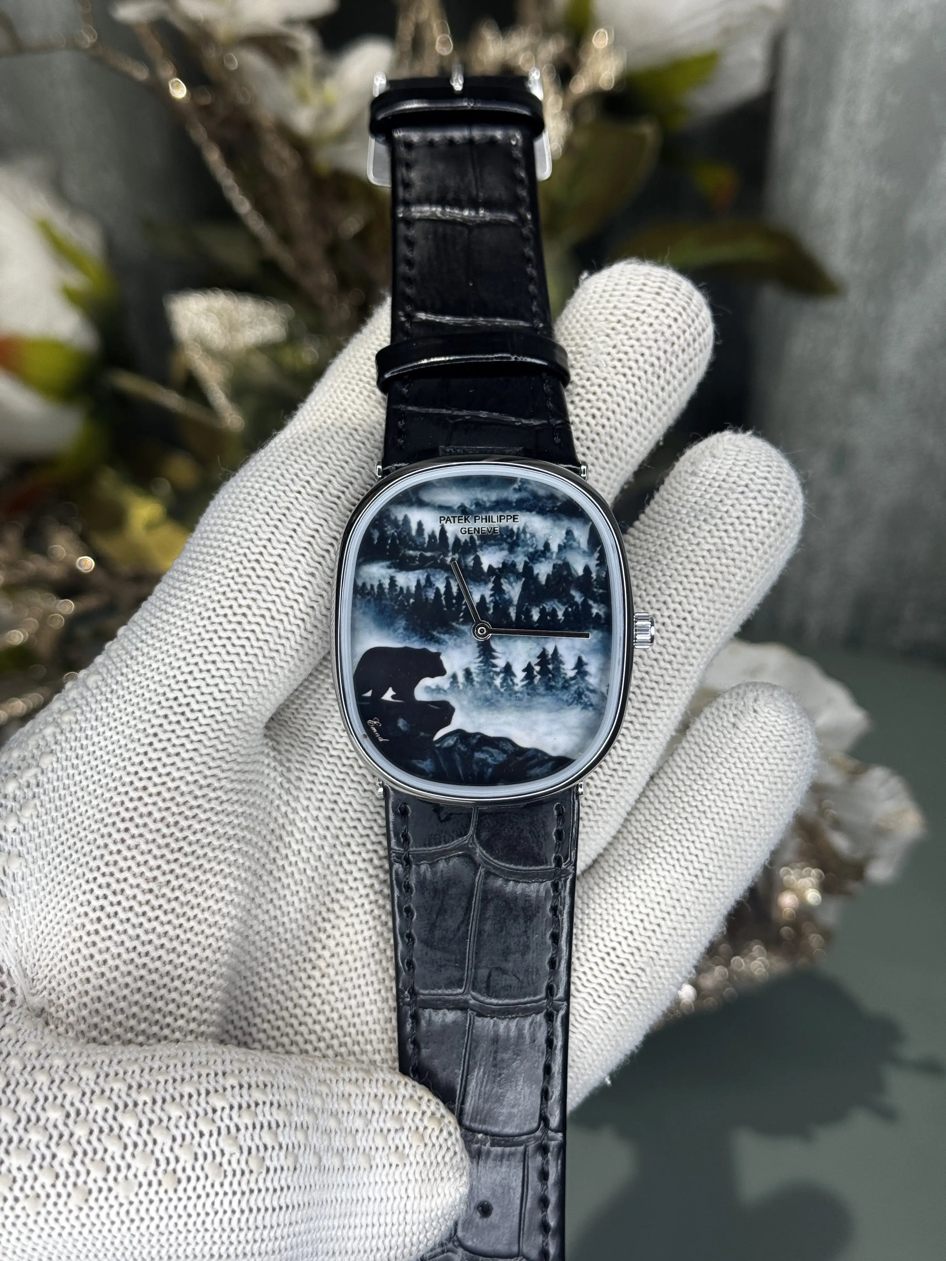 Patek Golden Ellipse Forest In the Mist Premium Quartz Watch Main image