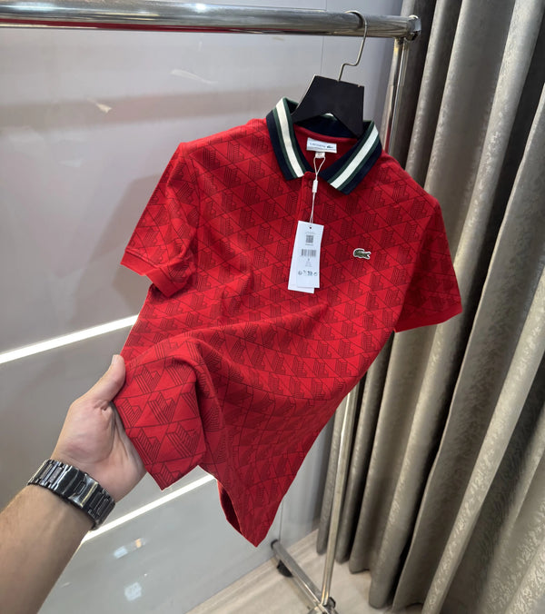 Lacost e Red Premium Polo T-Shirt