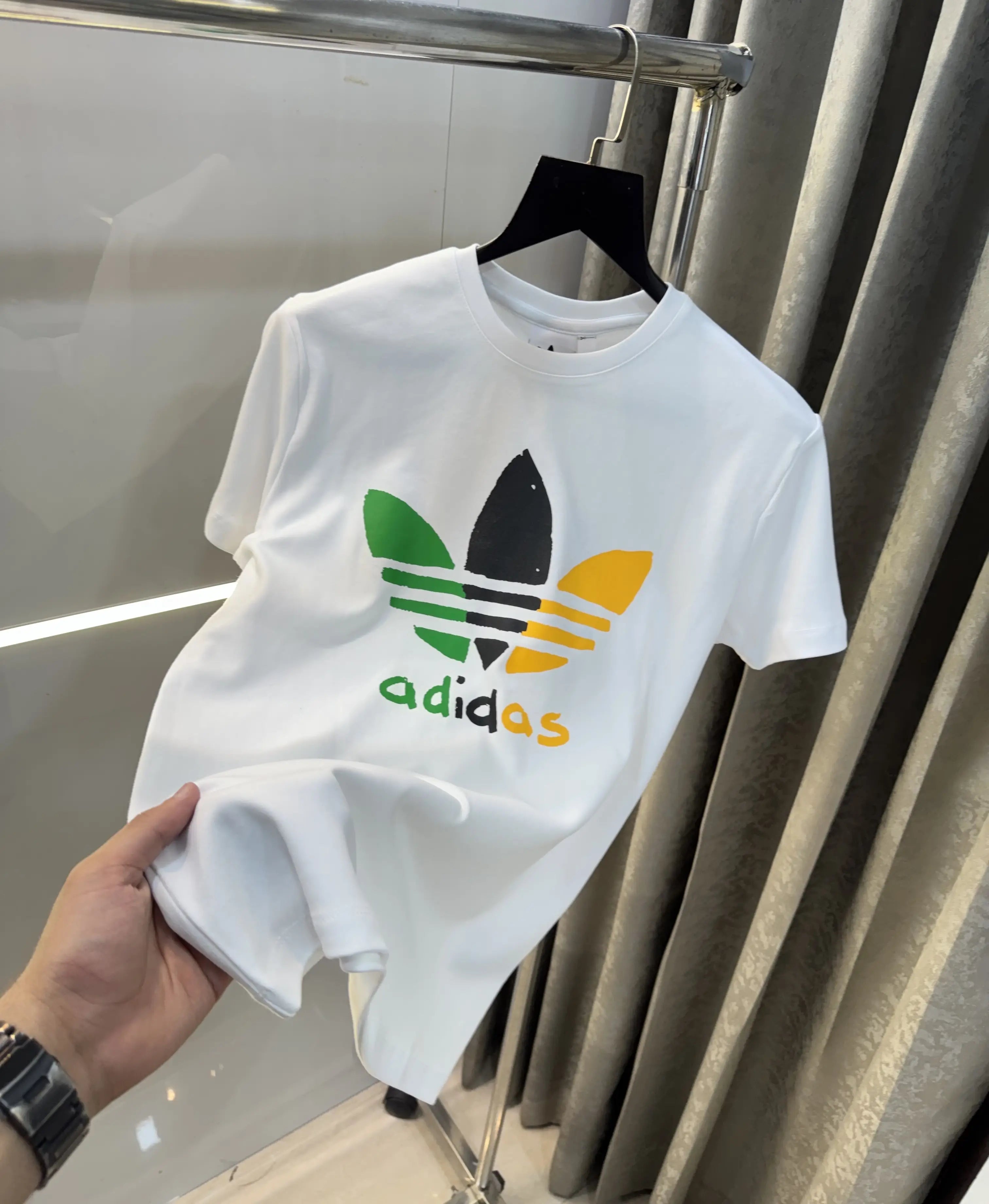 Adida s White Logo Work Premium T-Shirt Main image