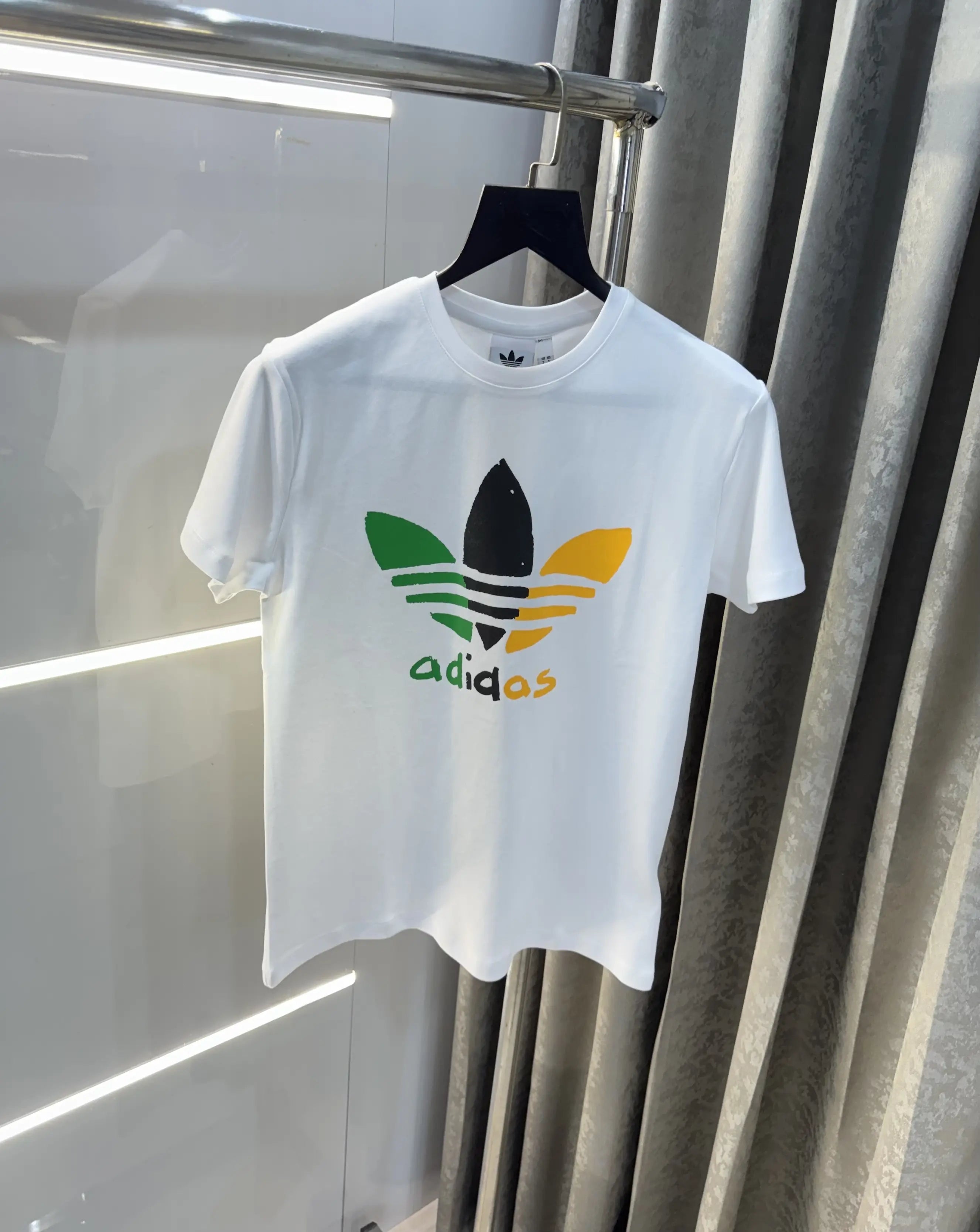 Adida s White Logo Work Premium T-Shirt Secondary image