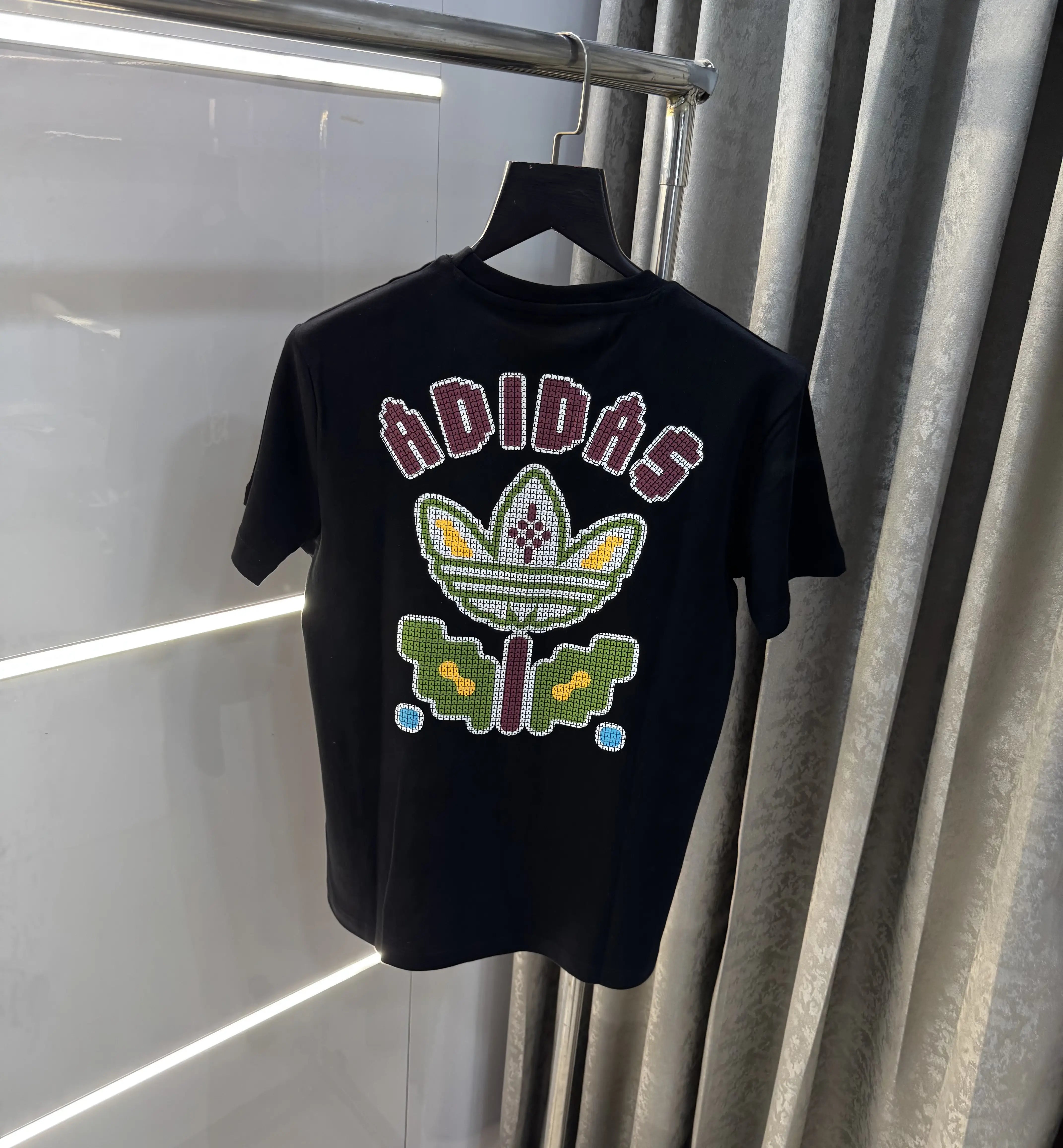 Adida s Black Back Print Premium T-Shirt Secondary image