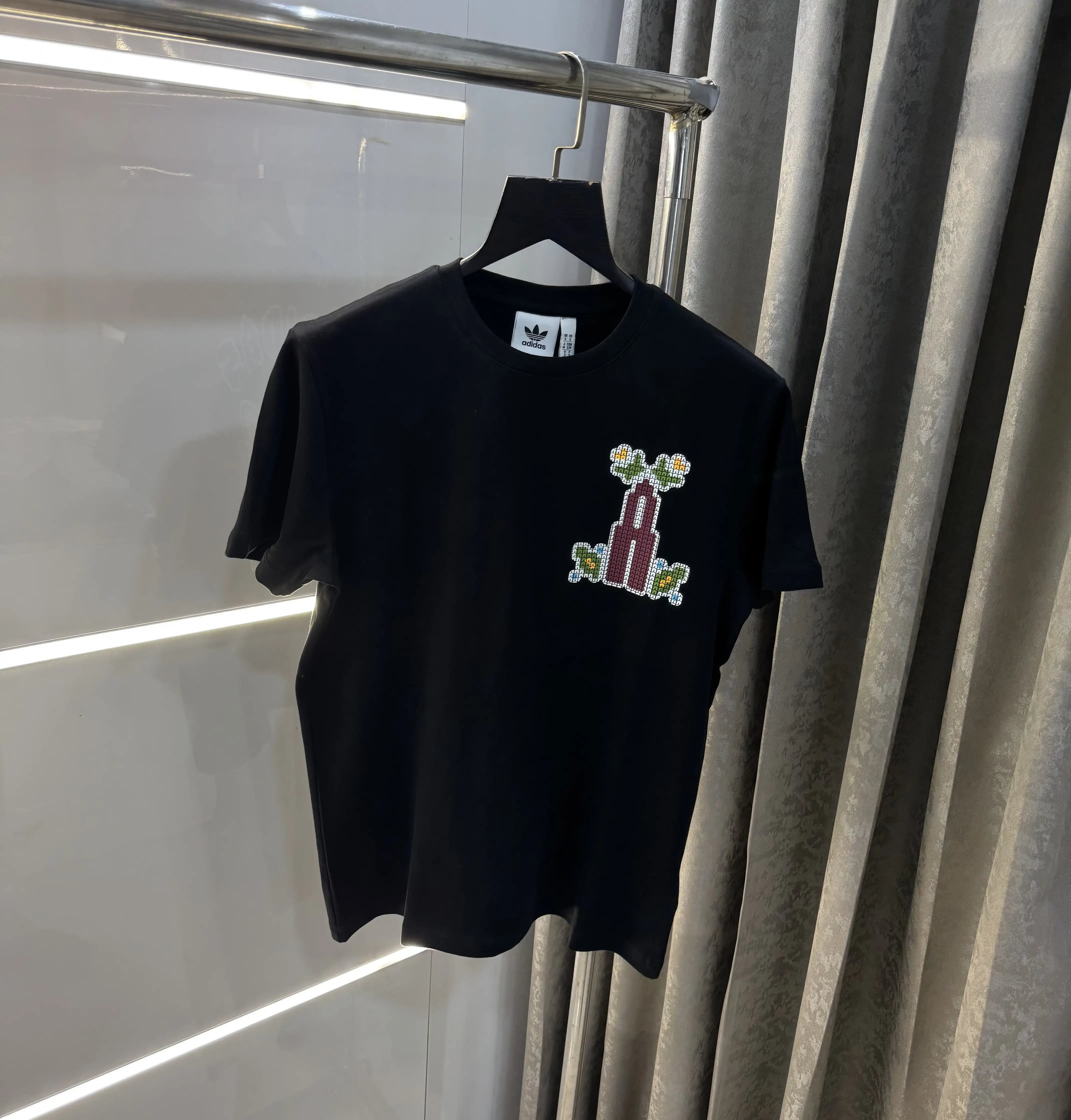 Adida s Black Back Print Premium T-Shirt Main image
