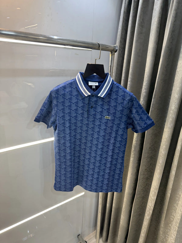 Lacost e Blue Logo Work Premium Polo T-Shirt