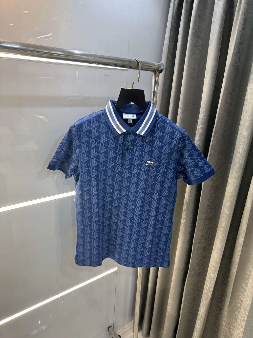 Lacost e Blue Logo Work Premium Polo T-Shirt