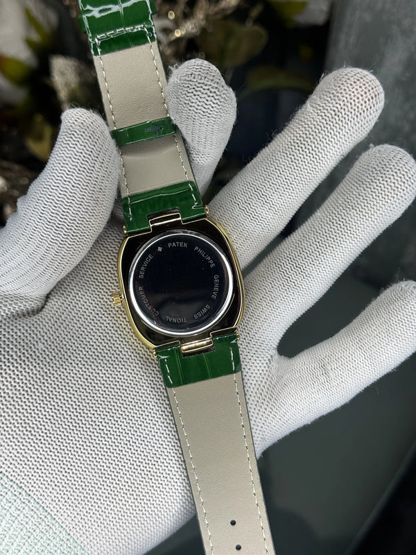 Patek Philippe Golden Ellipse Burmese Python Premium Quartz Watch