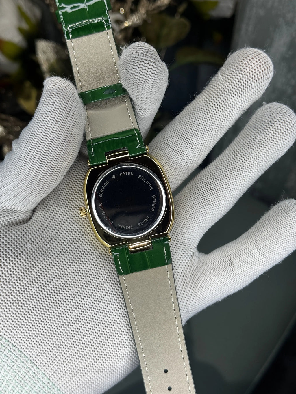 Patek Philippe Golden Ellipse Burmese Python Premium Quartz Watch