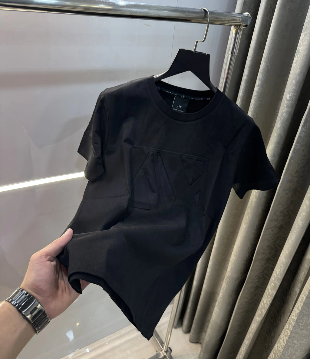Arman i Exchange Black Embossed Work Premium T-Shirt