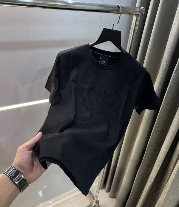 Arman i Exchange Black Embossed Work Premium T-Shirt