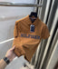 Tommy  Hilfiger Brown Logo Work Premium Polo T-Shirt