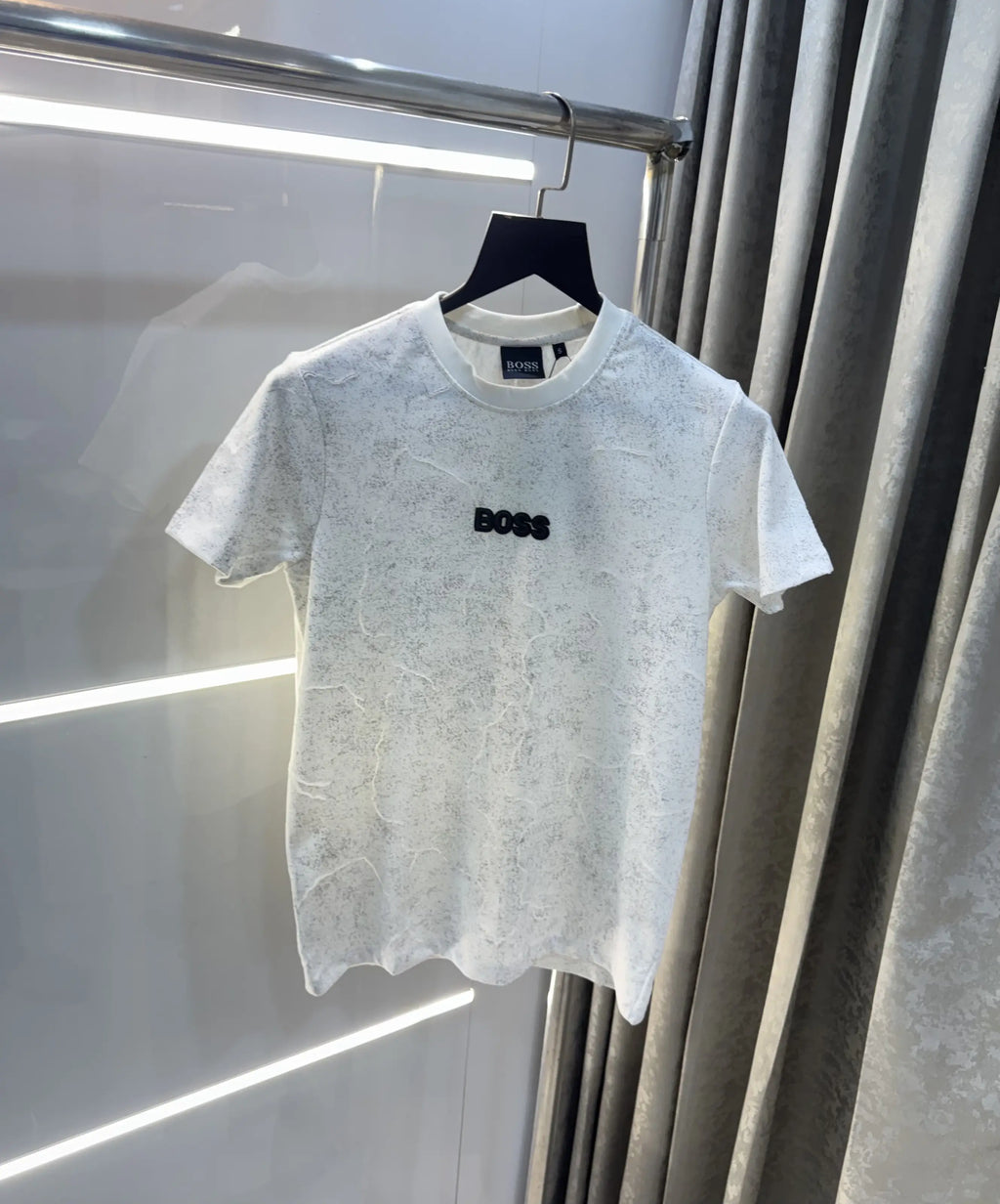 Hugo Boss White Designer Premium T-Shirt