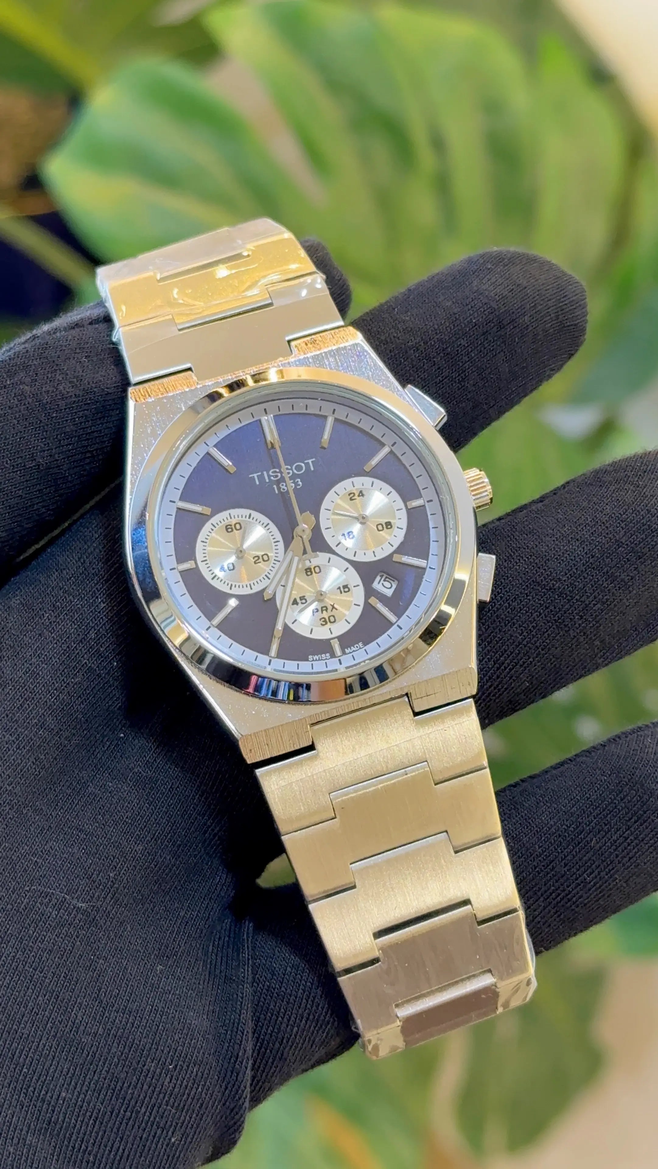 Tissot PRX all working blue dial